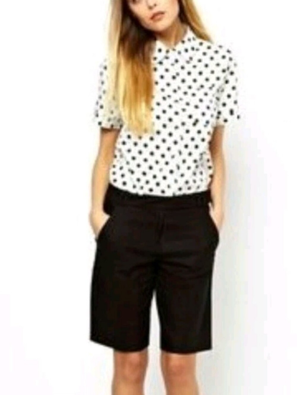 Banana Republic Sateen Bermuda Shorts